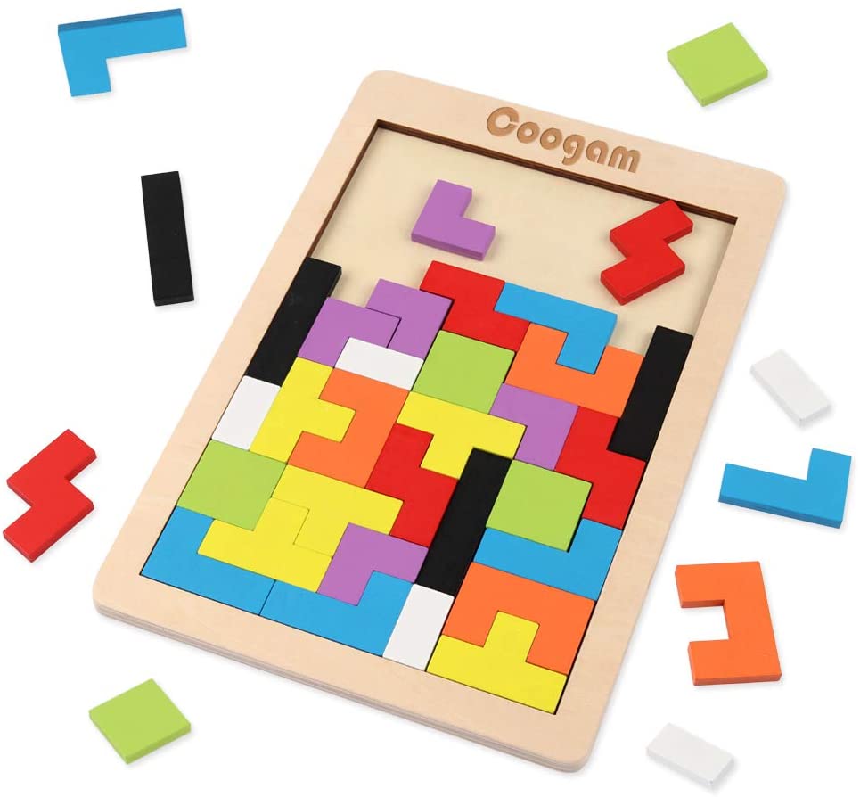 wooden tetris puzzle image