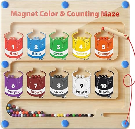MAGNET COLOR & COUNTING MAZE photo.