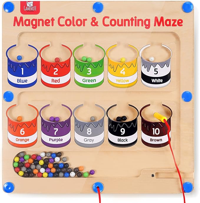 Magnet Color & Counting Maze