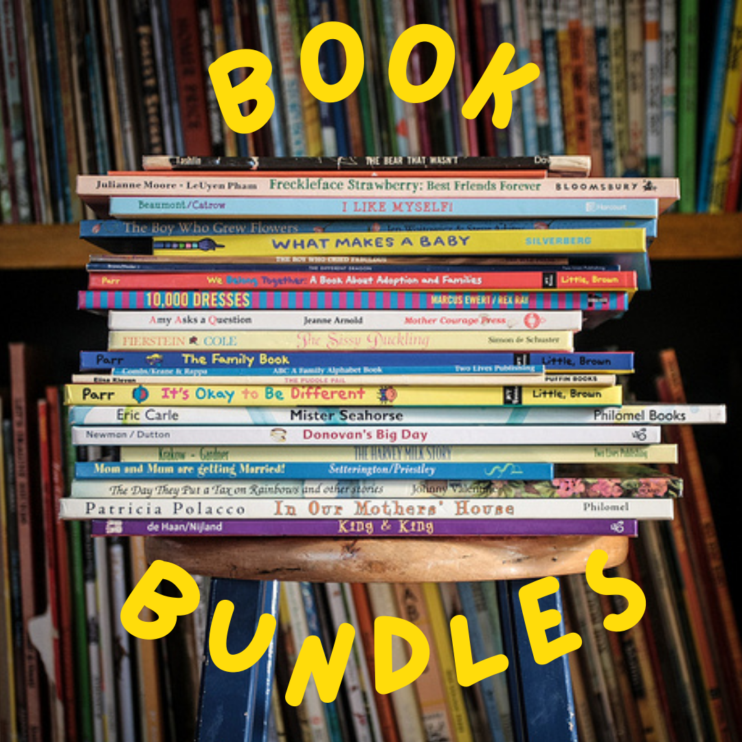 stack of childrens books with text that reads book bundles