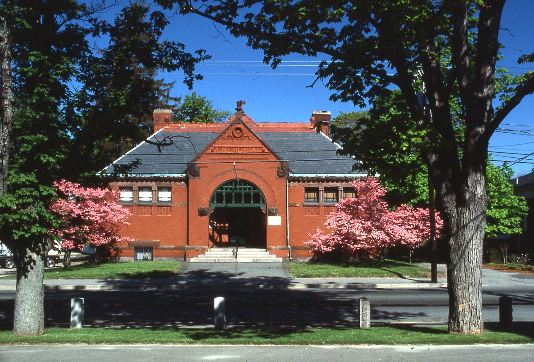 memorial building photograph from the Bridgewater Photographs Collection