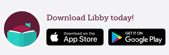 Libby logo with link to app store