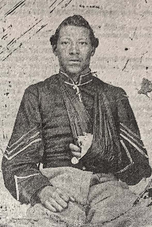 Photograph of William Henry Cornwell from a Brockton Enterprise clipping in the Bridgewater Historical Collectors scrapbooks, photographs, and other material