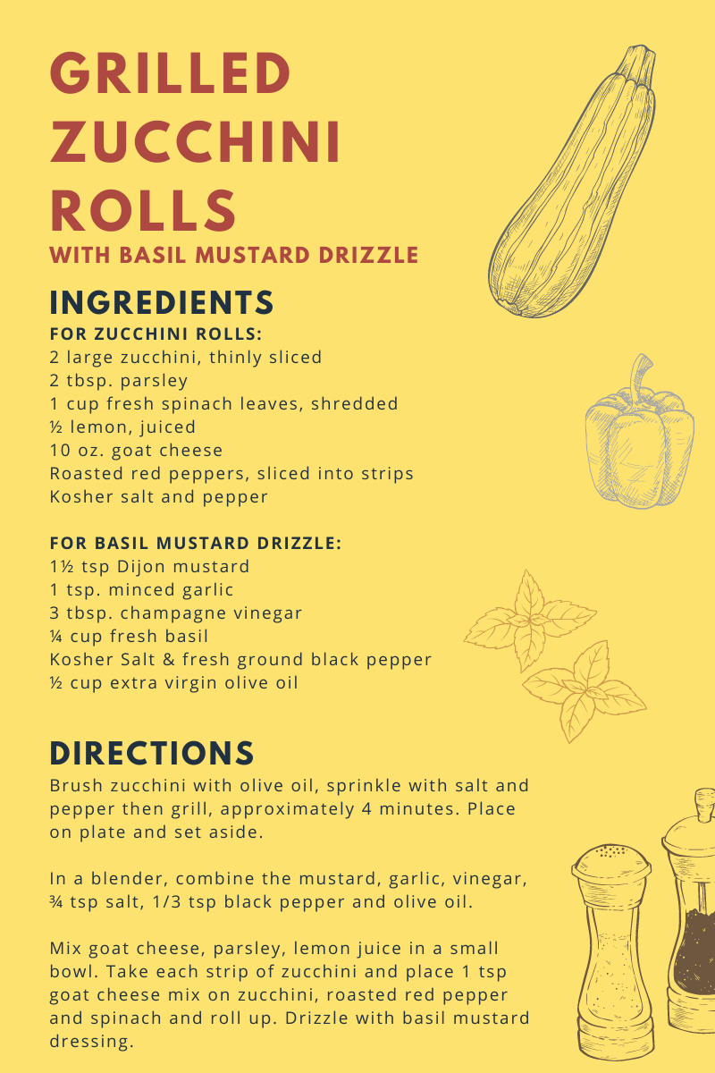 zucchini rolls recipe