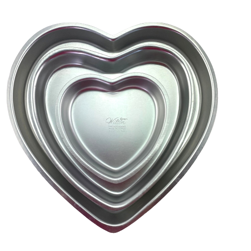 hearts cake pans image