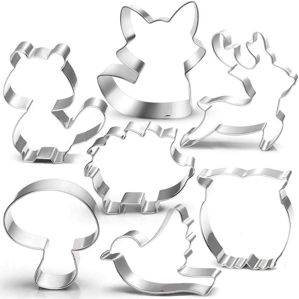 woodland creatures cookie cutters image