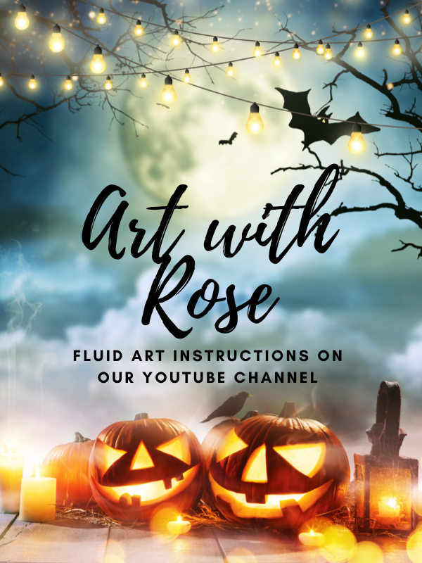 art with rose halloween image