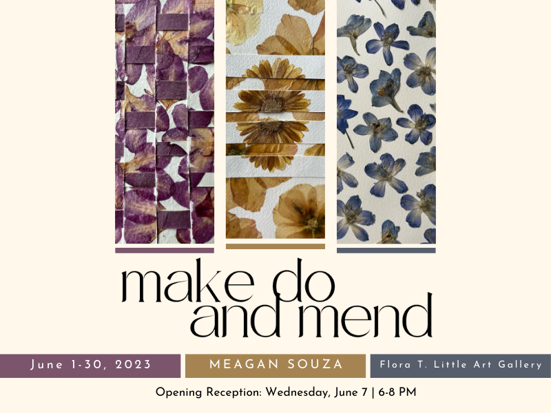 3 pieces by Meagan Souza with text about June art show
